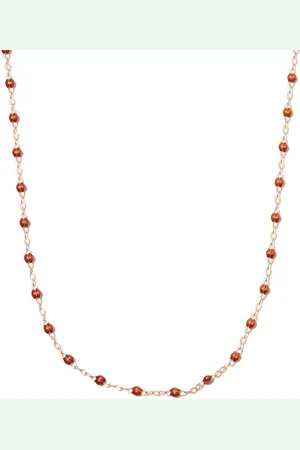 GIGI CLOZEAU 18kt Classic Gigi Rotgoldhalskette
