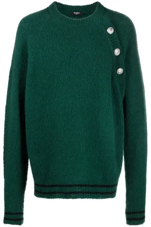 Balmain Pullover mit geprägten Knöpfen