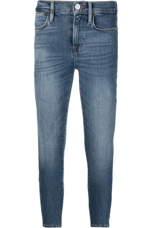 Frame Jeans in Distressed-Optik