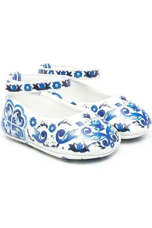 Dolce & Gabbana Ballerinas mit Majolica-Print