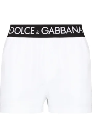 Dolce & Gabbana Badeshorts mit Logo-Bund
