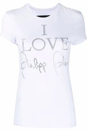 Philipp Plein T-Shirt mit Kristallen