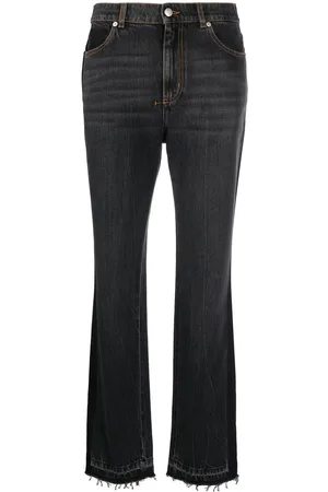 Alexander McQueen Bootcut-Jeans mit hohem Bund