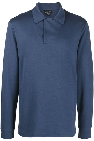 Giorgio Armani Langärmeliges Poloshirt