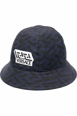 VERSACE Fischerhut mit Logo-Patch