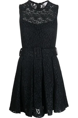 Patou Midikleid mit Spitzendetail