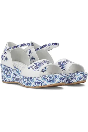 Dolce & Gabbana Sandalen mit Majolica-Print