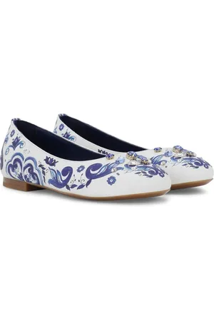 Dolce & Gabbana Ballerinas mit Majolica-Print