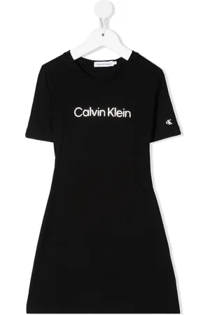 Calvin Klein Ausgestelltes Kleid mit Logo-Print