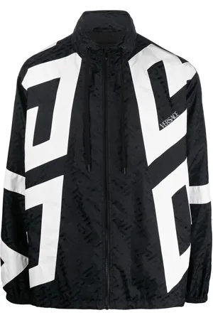 VERSACE Windbreaker mit La Greca-Print