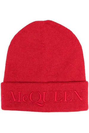 Alexander McQueen Mütze mit Logo-Stickerei