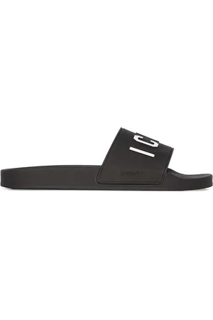 Dsquared2 Pantoletten mit Logo-Print