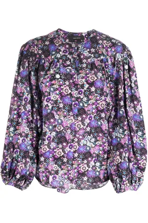 Isabel Marant Zara Bluse mit blumigem Print
