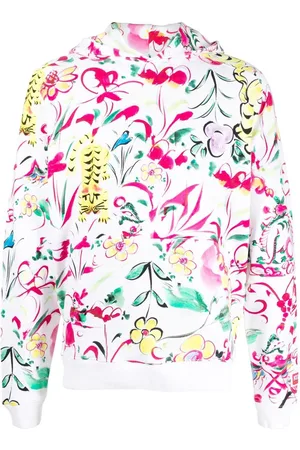 Kenzo Hoodie mit Blumen-Print