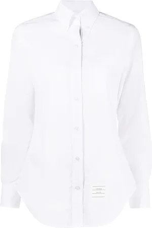 Thom Browne Hemd mit Logo-Patch