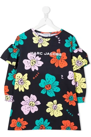 Marc Jacobs Gerüschtes Kleid mit Blumen-Print