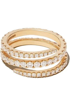 Anita 18kt Gelbgoldring mit Diamanten