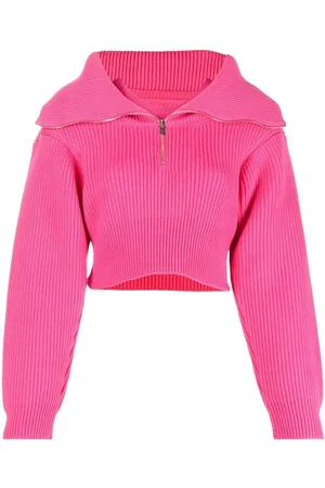 Jacquemus Cropped-Pullover mit Reißverschluss