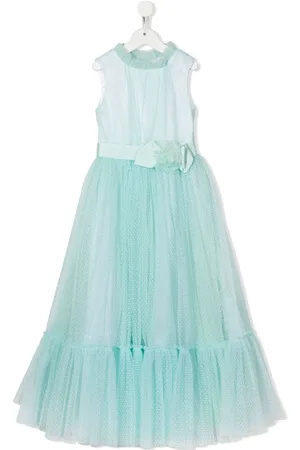 Marchesa Notte Kleid mit Tüll-Overlay