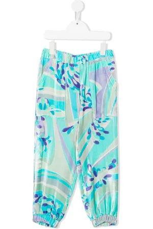 PUCCI Junior Samthose mit abstraktem Print