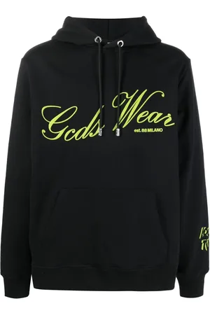 GCDS Hoodie mit Slogan-Print