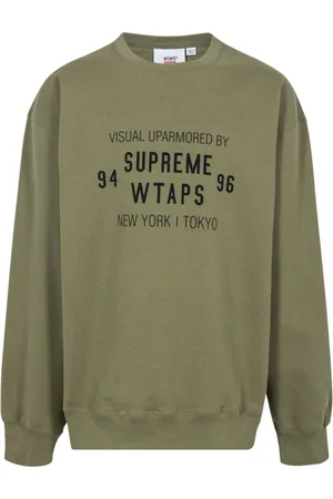 Supreme X WTAPS Sweatshirt mit rundem Ausschnitt