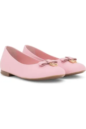 Dolce & Gabbana Ballerinas aus Lackleder mit DG-Logo