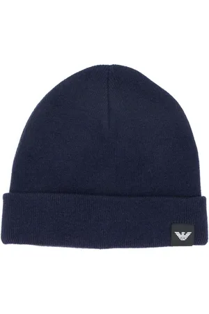 Emporio Armani Mütze mit Logo-Patch