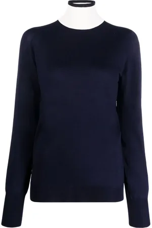 Jil Sander Pullover mit Kontrastkragen