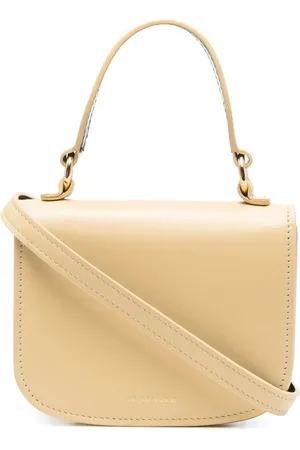 Jil Sander Shopper mit Logo-Schild