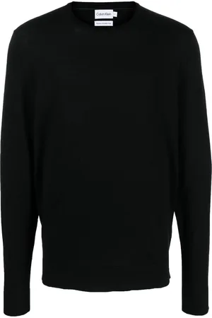Calvin Klein Strickpullover mit rundem Ausschnitt