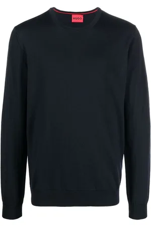 HUGO BOSS Pullover mit rundem Ausschnitt