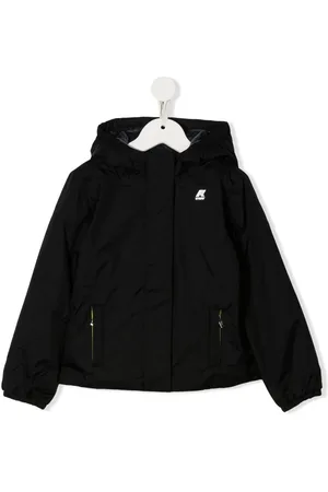 K-Way Gefütterte Jacke mit Logo-Print