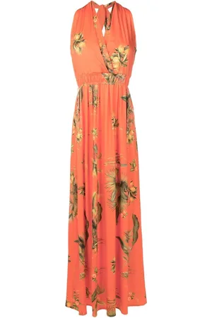 Lygia & Nanny Neckholder-Kleid mit Blumen-Print