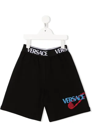 VERSACE Joggingshorts mit Logo-Bund