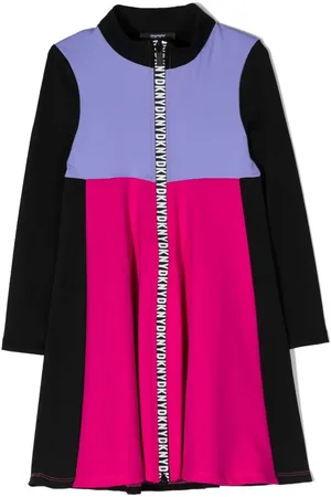 DKNY Kleid in Colour-Block-Optik