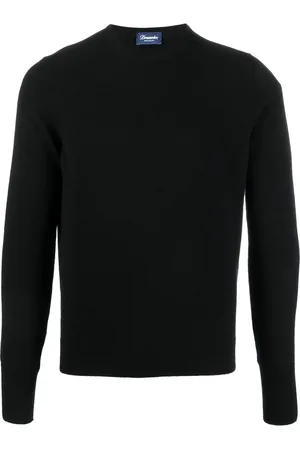 DRUMOHR Kaschmirpullover mit Rundhalsausschnitt