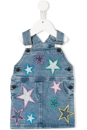 Stella McCartney Latzkleid mit Stern-Patch