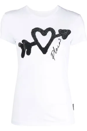 Philipp Plein T-Shirt mit Kristall-Logo