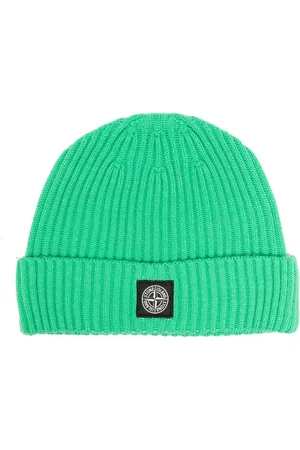 Stone Island Mütze mit Logo-Patch