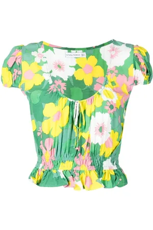 FAITHFULL THE BRAND Las Oslas Bluse mit Blumen-Print