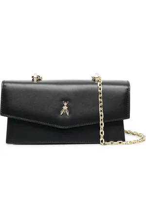 Patrizia Pepe Schultertasche mit Logo-Schild