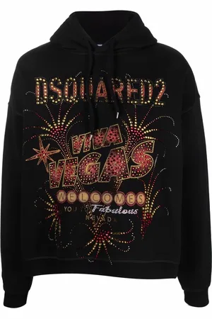 Dsquared2 Hoodie mit "Las Vegas"-Print