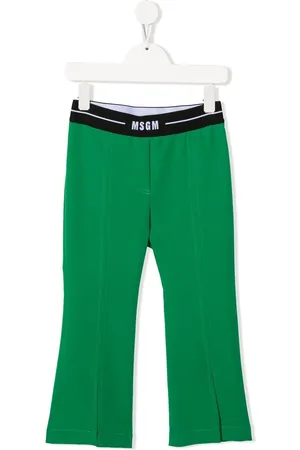 Msgm Ausgestellte Hose mit Logo-Bund