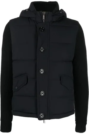 MOORER Schmale Jacke mit Knopfleiste
