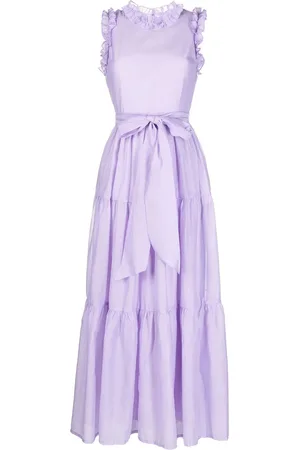 Baruni Gestuftes Maxikleid mit Rüschen