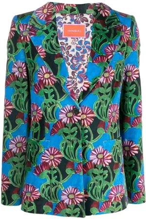 La DoubleJ Blazer mit Blumen-Print