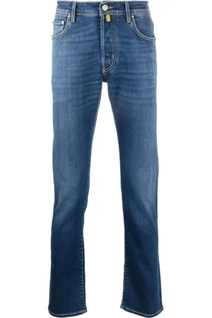 Jacob Cohen Straight-Leg-Jeans mit Kontrastnähten