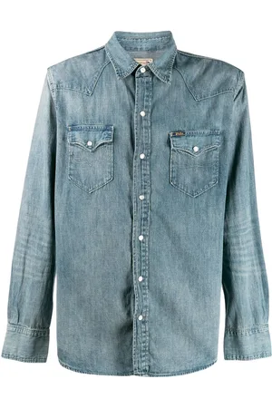 Ralph Lauren Jeanshemd im Western-Look
