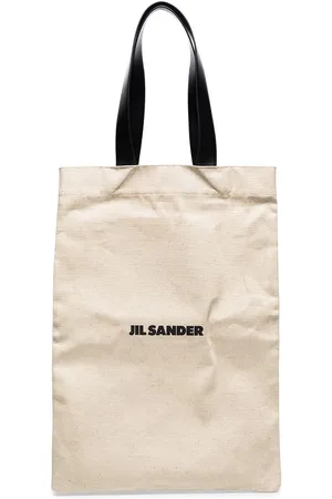 Jil Sander Shopper mit Logo-Print